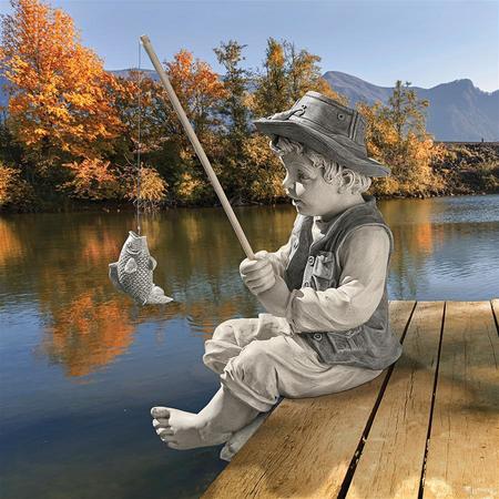 DESIGN TOSCANO Frederic, the Little Fisherman of Avignon Statue NG32122